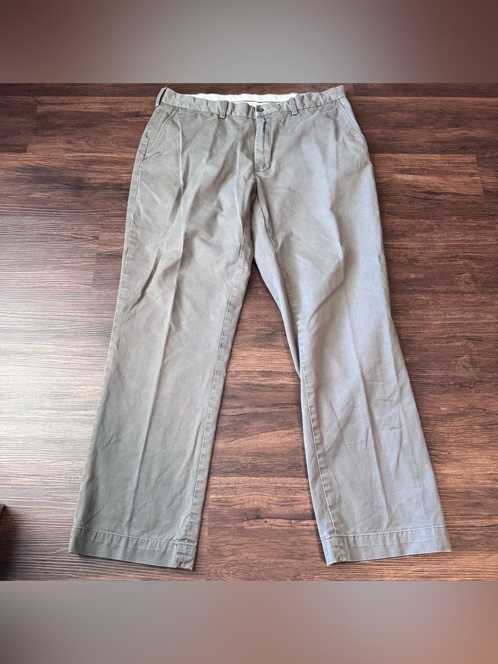 Polo Ralph Lauren Pants Mens 36x30 Stretch Classic Fit Khaki Chino Casual Cotton